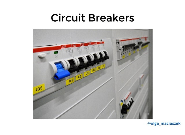 Circuit Breakers
Circuit Breakers
@olga_maciaszek

