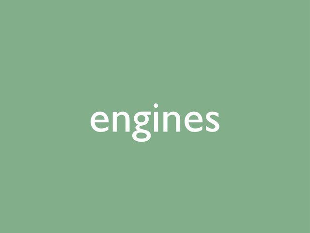 engines
