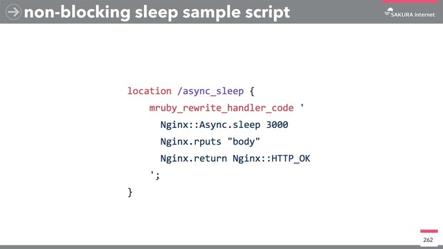 non-blocking sleep sample script
262
