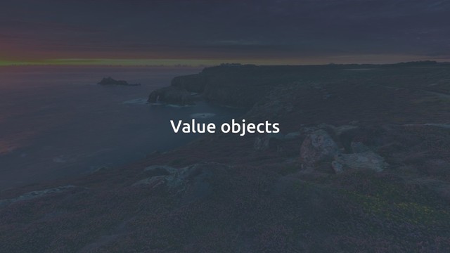 Value objects
