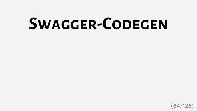 Swagger-Codegen
