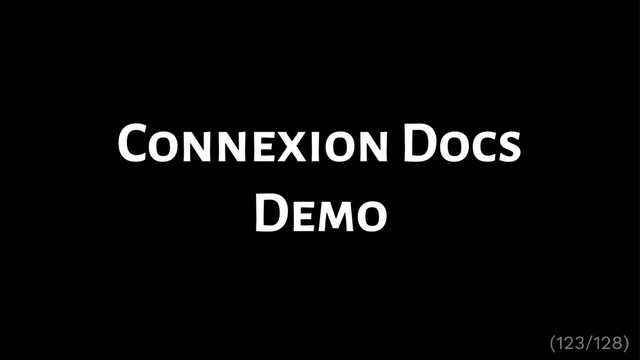Connexion Docs
Demo
