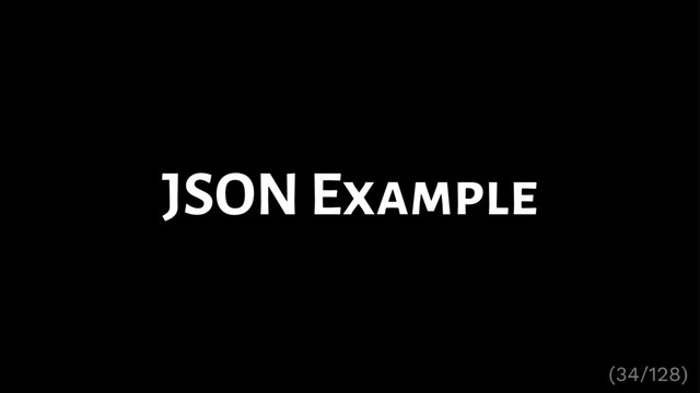 JSON Example

