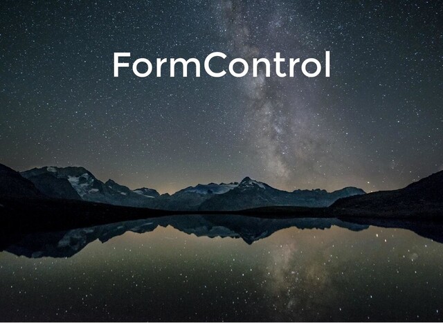 FormControl
