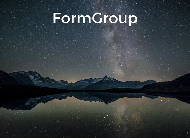 FormGroup
