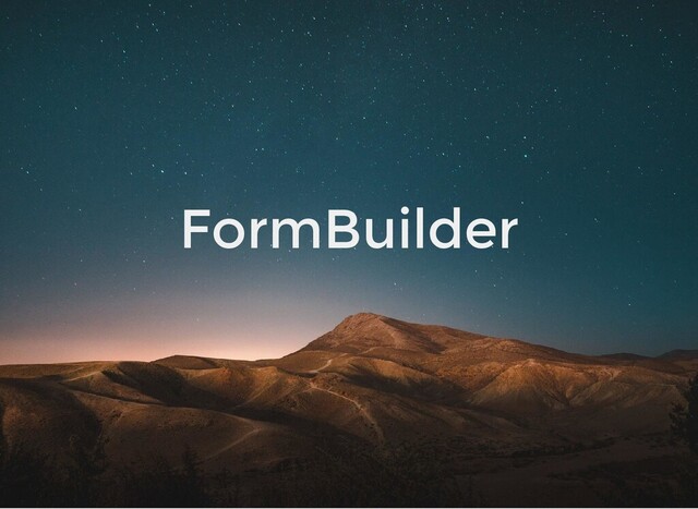FormBuilder
