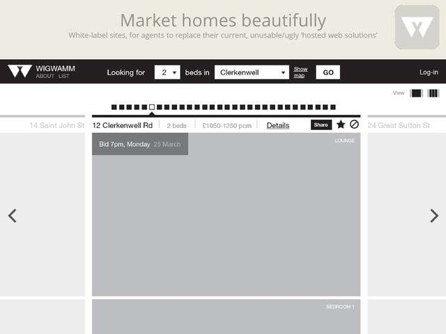 Market homes beautifully
White-label sites, for agents to replace their current, unusable/ugly ‘hosted web solutions’
