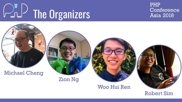 The Organizers
Michael Cheng
Zion Ng
Woo Hui Ren
Robert Sim
