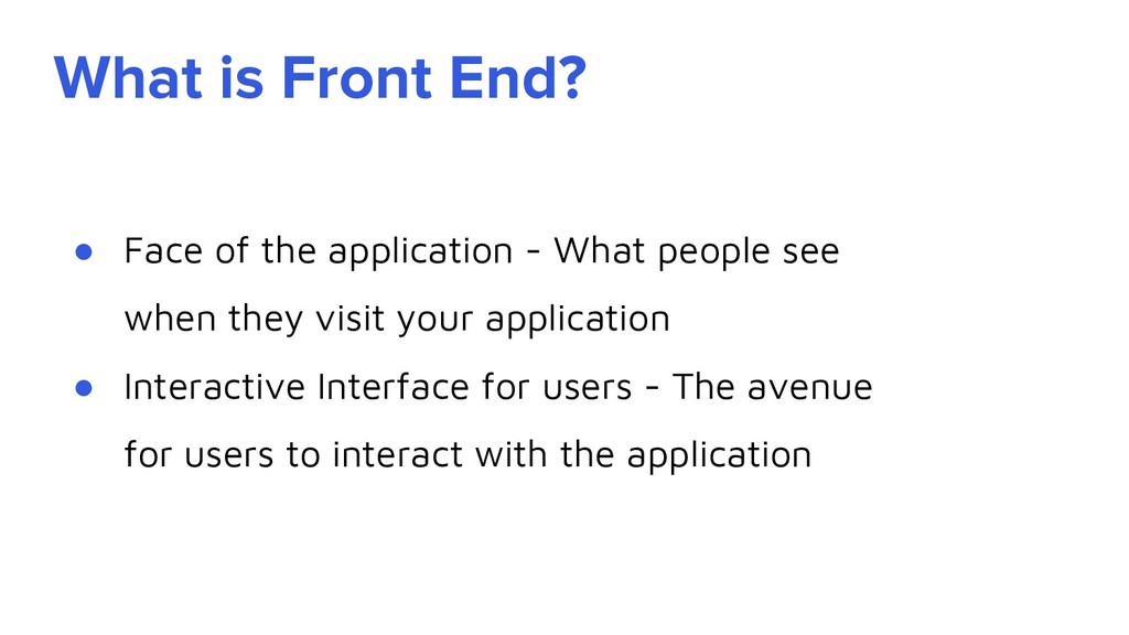 Frontend Development - Why choose React? - Speaker Deck