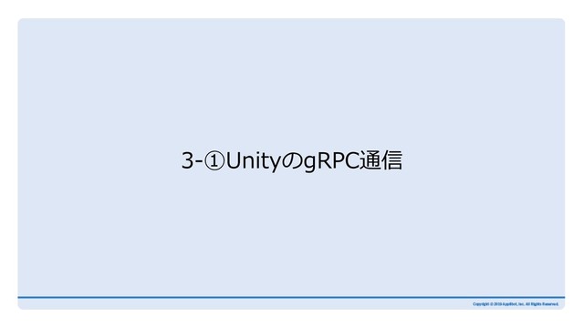3-①UnityのgRPC通信
