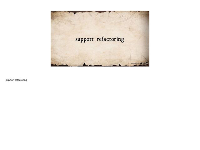 doodlingdev
support refactoring
support refactoring
