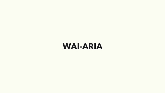 WAI-ARIA
