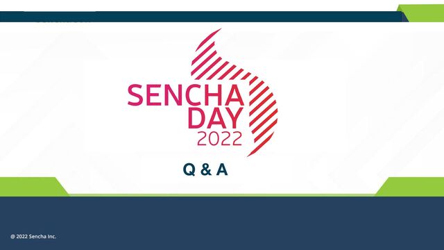 © 2022 Sencha Inc. #SenchaCon22
Q & A
