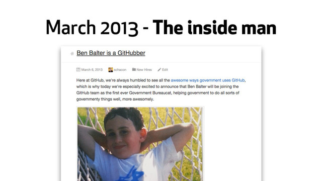 March 2013 - The inside man
