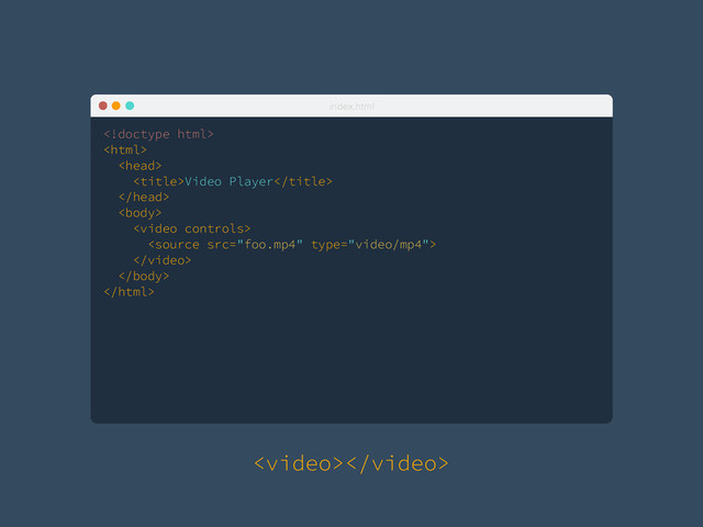 webcomponents.org/
Terminal



Video Player








index.html



Youtube Video Player





