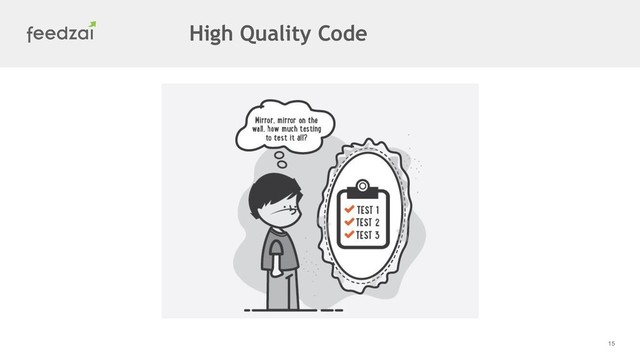 15
High Quality Code
