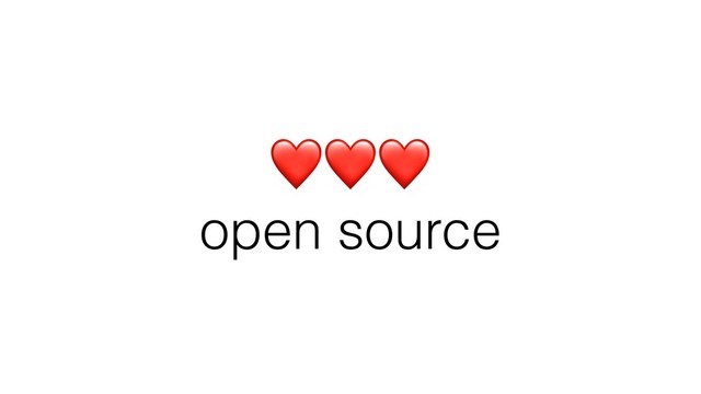 ❤❤❤
open source
