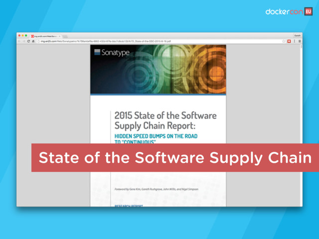 State of the Software Supply Chain
