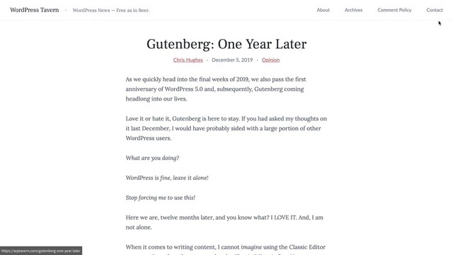 https://wptavern.com/gutenberg-one-year-later
