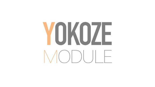 YOKOZE


.0%6-&
