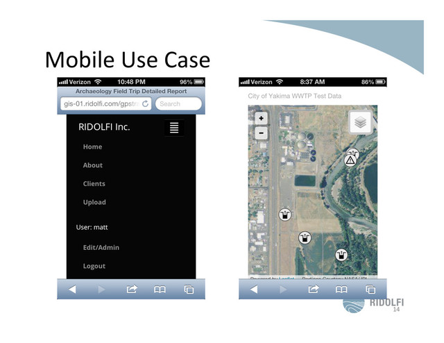 Mobile	  Use	  Case	  
14	  
