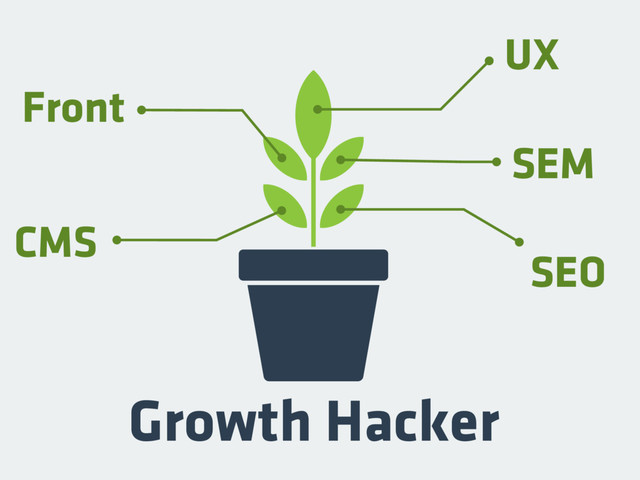 Growth Hacker
UX
SEM
Front
CMS
SEO

