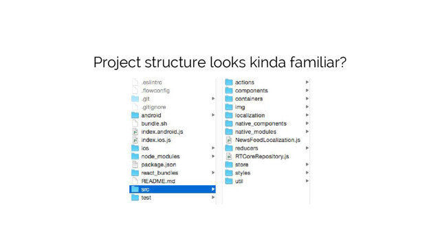 Project structure looks kinda familiar?
