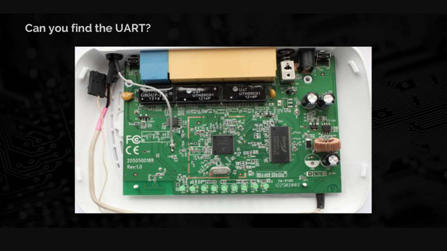 Can you find the UART?
