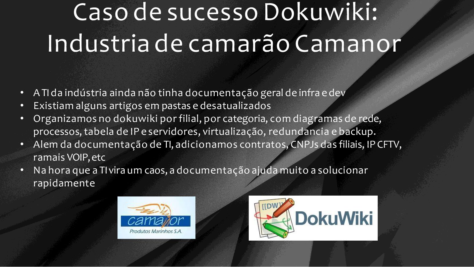 Dokuwiki e a superimportancia da documentacao na TI - Speaker Deck