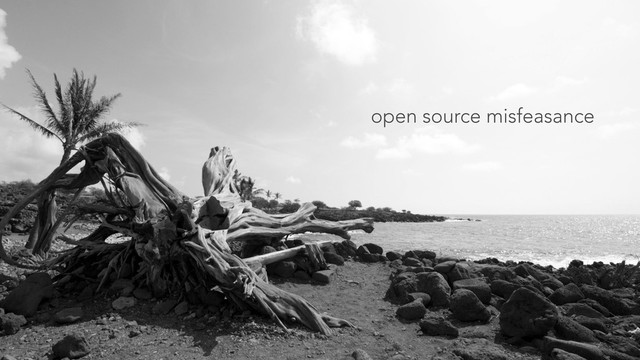 open source misfeasance
