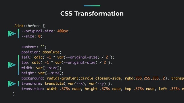 CSS Transformation
