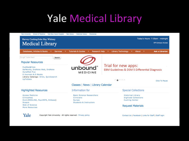 Yale Medical Library
