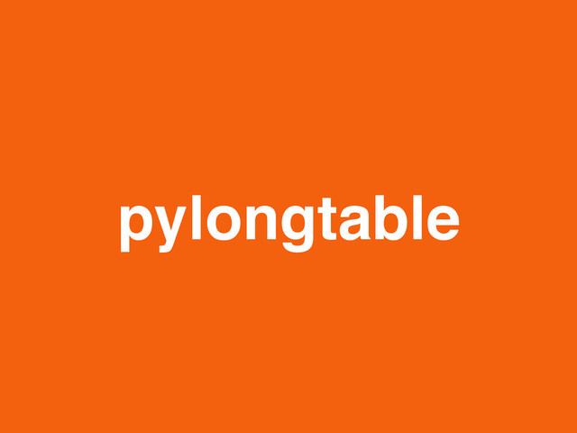 pylongtable
