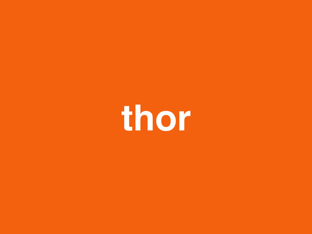 thor
