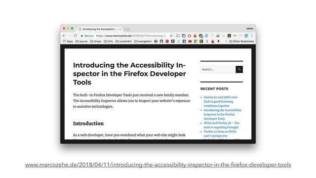 www.marcozehe.de/2018/04/11/introducing-the-accessibility-inspector-in-the-ﬁrefox-developer-tools
