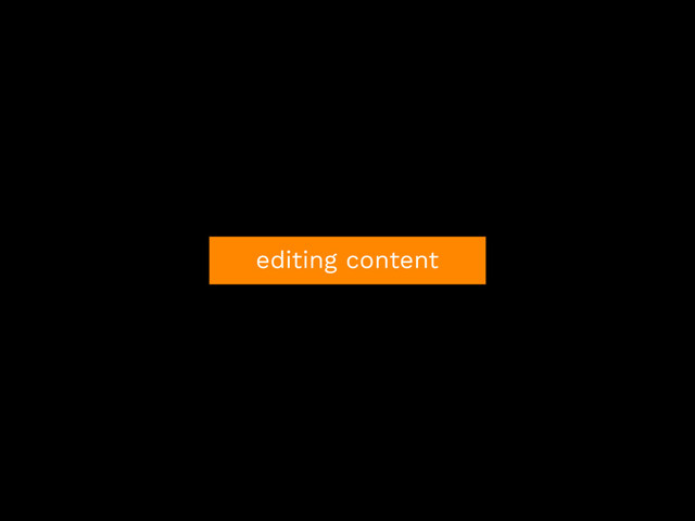 editing content
