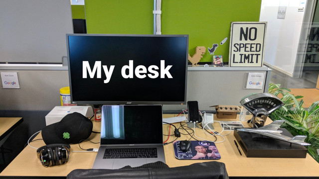 My desk
