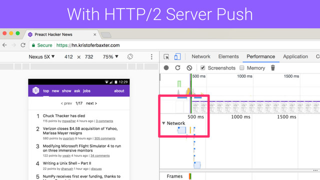With HTTP/2 Server Push
