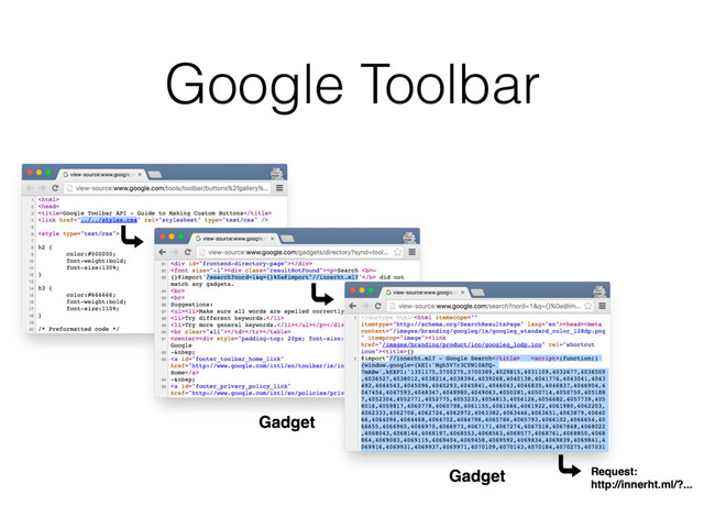 Google Toolbar
