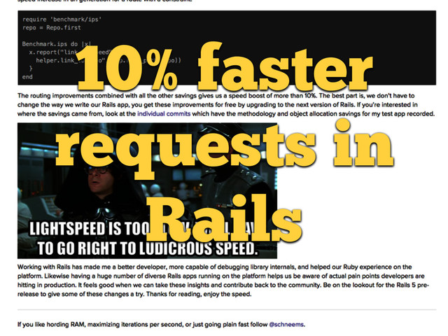 https://www.dropbox.com/s/7j0m6zxl27yl7e7/Screenshot%202015-11-05%2011.47.07.png?dl=0
10% faster
requests in
Rails
