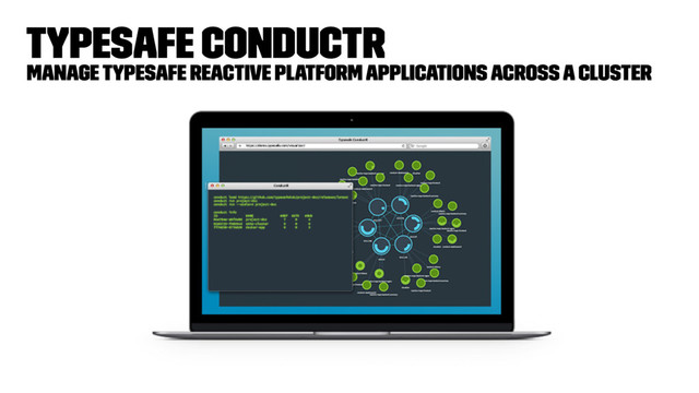 Typesafe ConductR
Manage Typesafe Reactive Platform applications across a cluster
