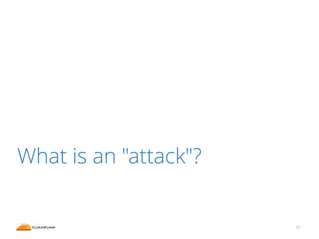 What is an "attack"?
31

