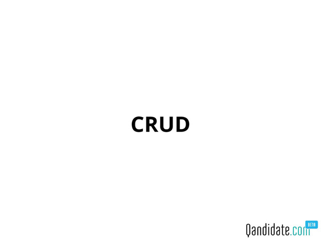 CRUD
