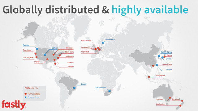 Globally distributed & highly available

