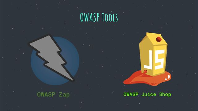 OWASP Zap
OWASP Tools
OWASP Juice Shop
