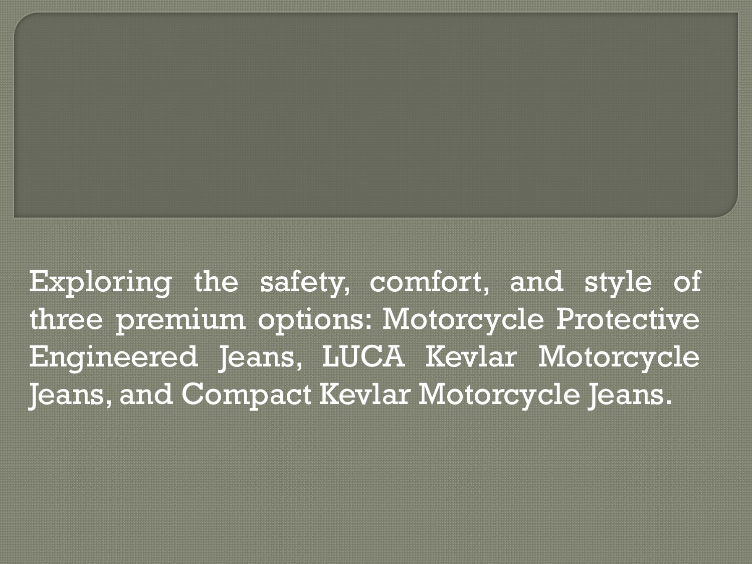 Best Kevlar Motorcycle Jeans for Men Bikers Speaker Deck