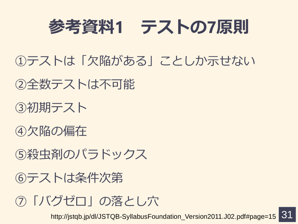 ソフトウェアテスト 品質勉強会 事前配布資料 Software Test And Quality Study Handouts Speaker Deck