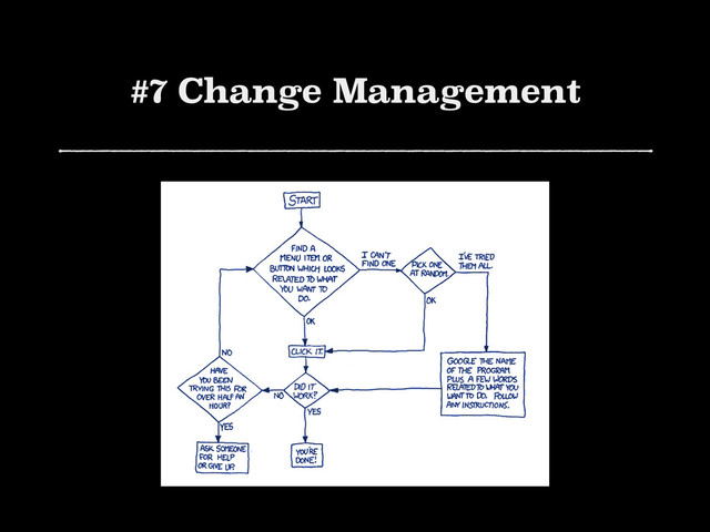 #7 Change Management

