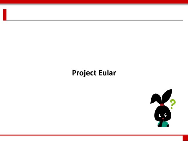 Project Eular
