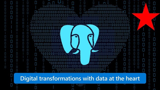 Digital transformations with data at the heart
